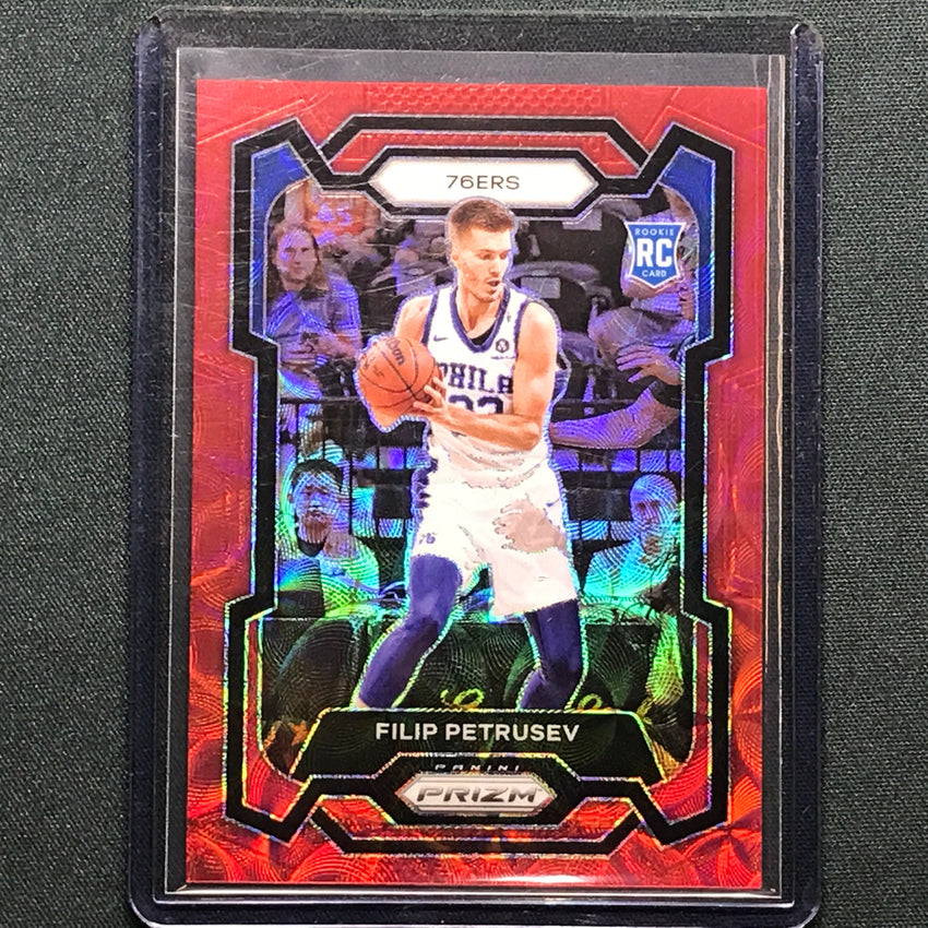 2023-24 Prizm Filip Petrusev Rookie Choice Red 70/88 No 282