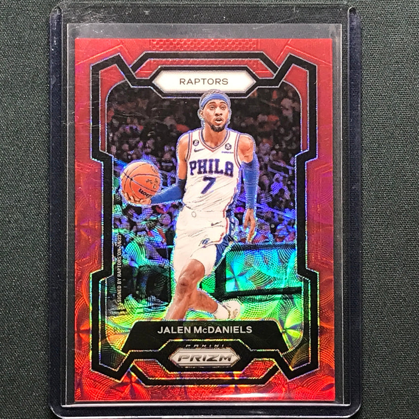 2023-24 Prizm Jalen Mcdaniels Choice Red 40/88 #291