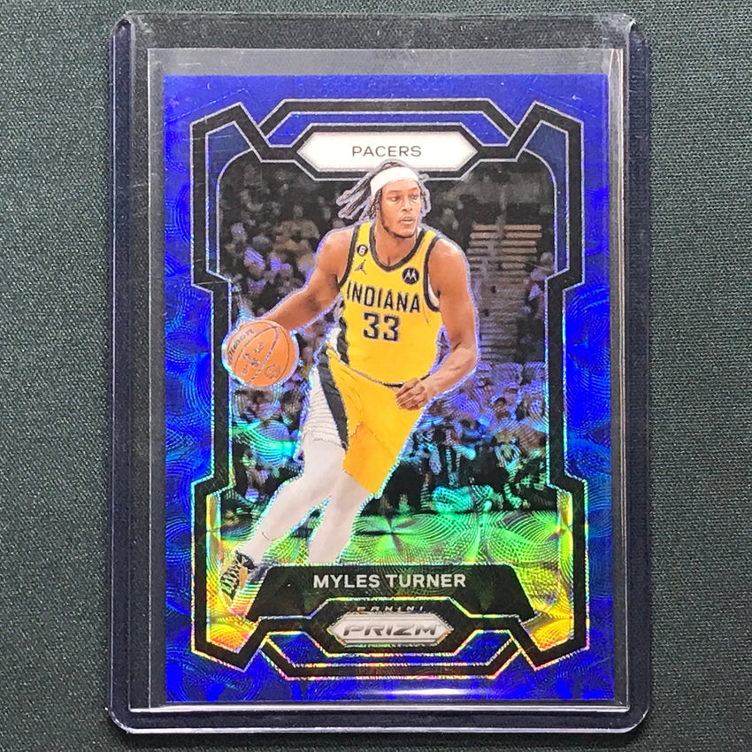 2023-24 Prizm Myles Turner Choice Blue 18/49 No 34
