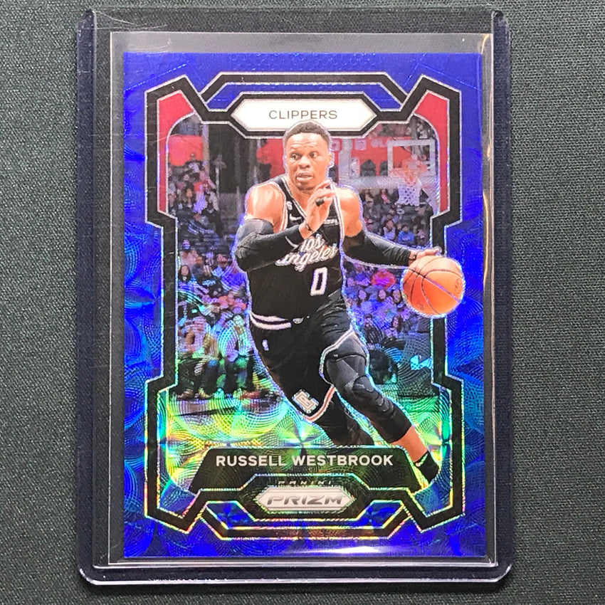 2023-24 Prizm Russell Westbrook Choice Blue 17/49 #39