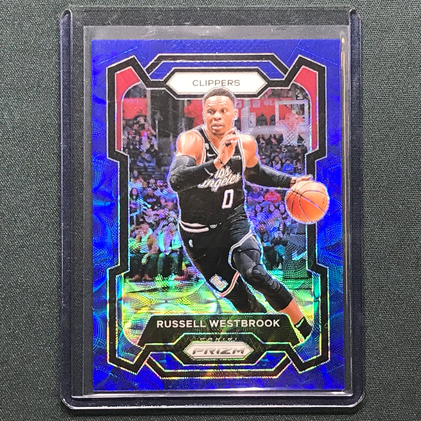 2023-24 Prizm Russell Westbrook Choice Blue 6/49 No 39