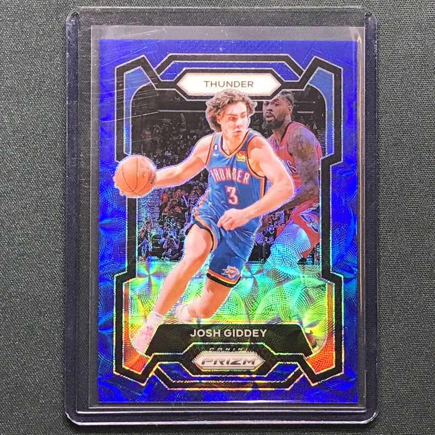 2023-24 Prizm Josh Giddey Choice Blue 6/49 #50