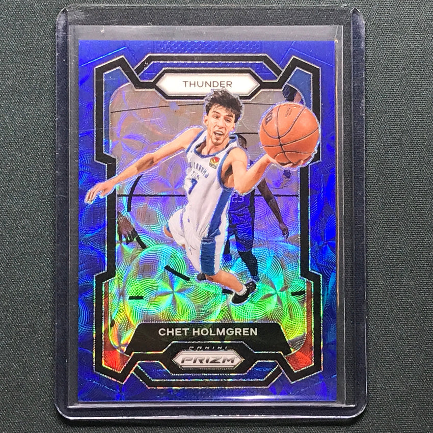 2023-24 Prizm Chet Holmgren Choice Blue 13/49 No 115