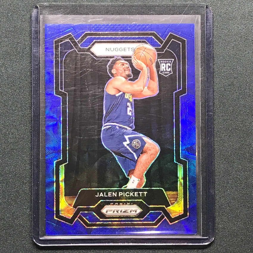 2023-24 Prizm Jalen Pickett Rookie Choice Blue 25/49 #167