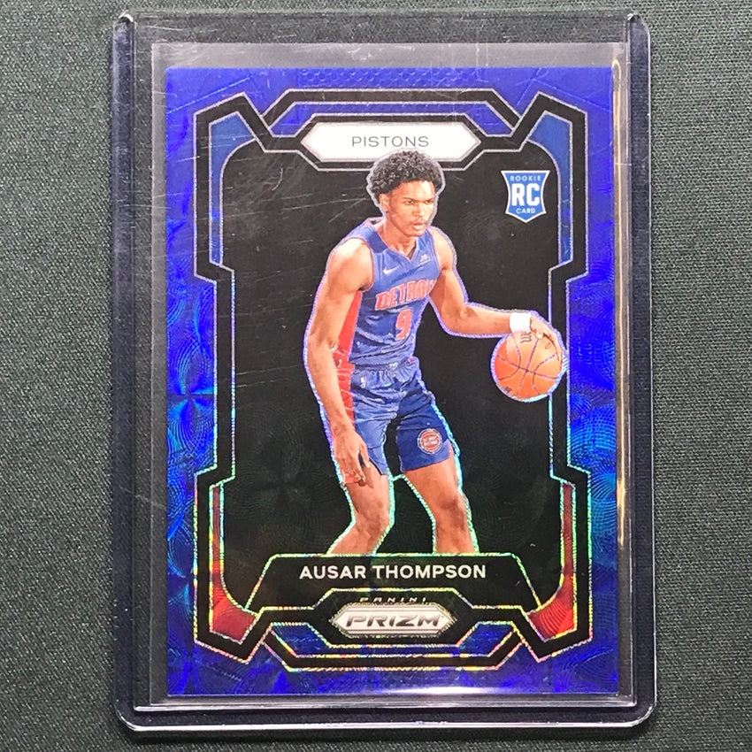 2023-24 Prizm Ausar Thompson Rookie Choice Blue 4/49 #178