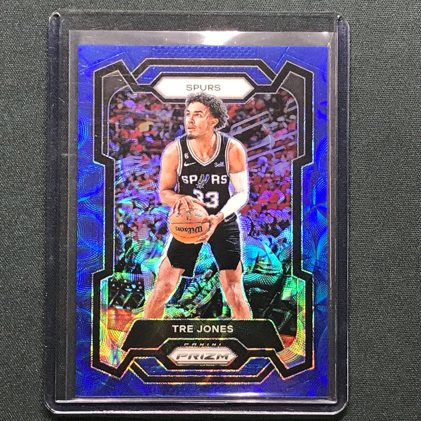 2023-24 Prizm Tre Jones Choice Blue 37/49 #232