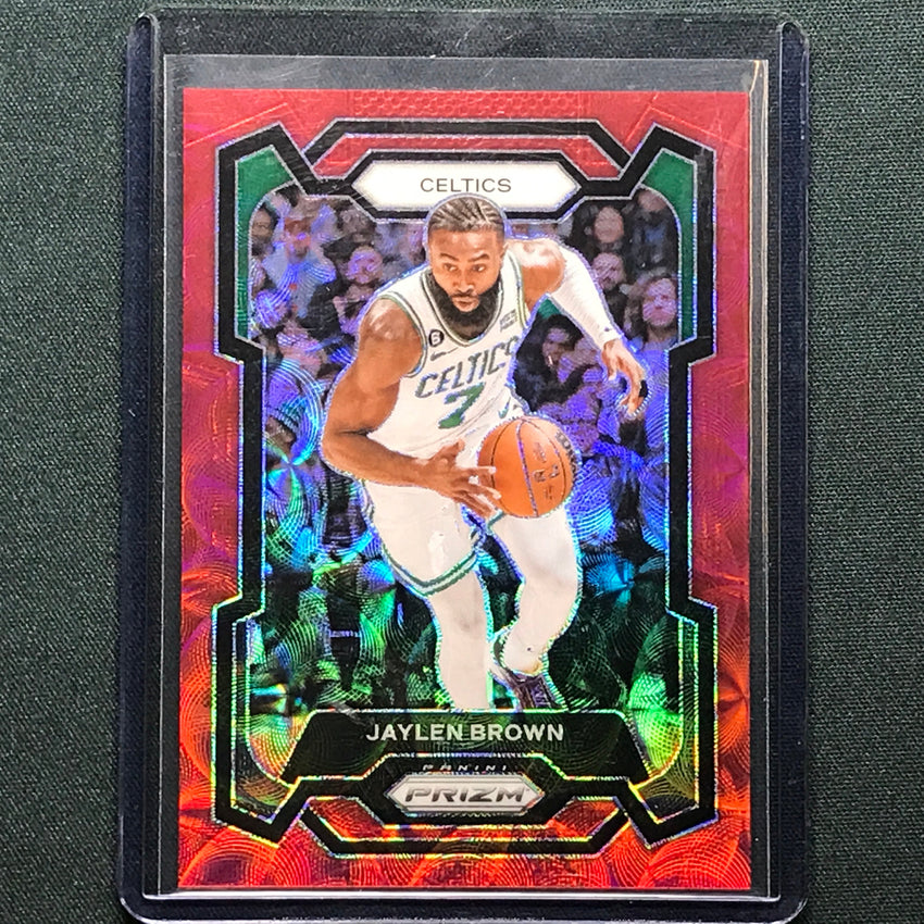 2023-24 Prizm Jaylen Brown Choice Red 26/88 No 31