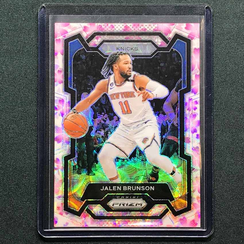 2023-24 Prizm Jalen Brunson Choice Cherry Blossom 20/20 No 9