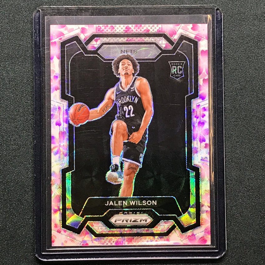2023-24 Prizm Jalen Wilson Rookie Choice Cherry Blossom 18/20 No 128