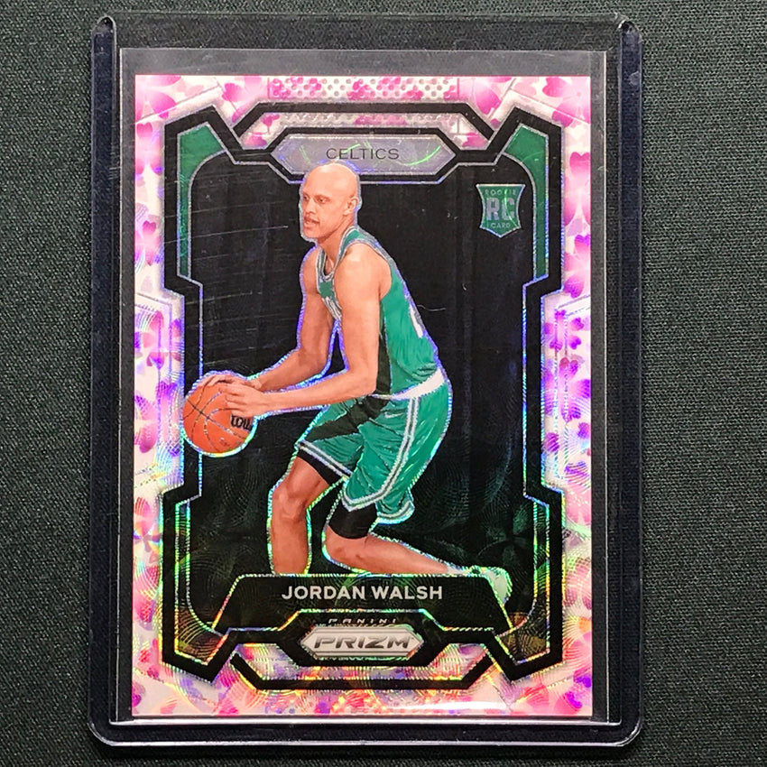 2023-24 Prizm Jordan Walsh Rookie Choice Cherry Blossom 10/20 No 158