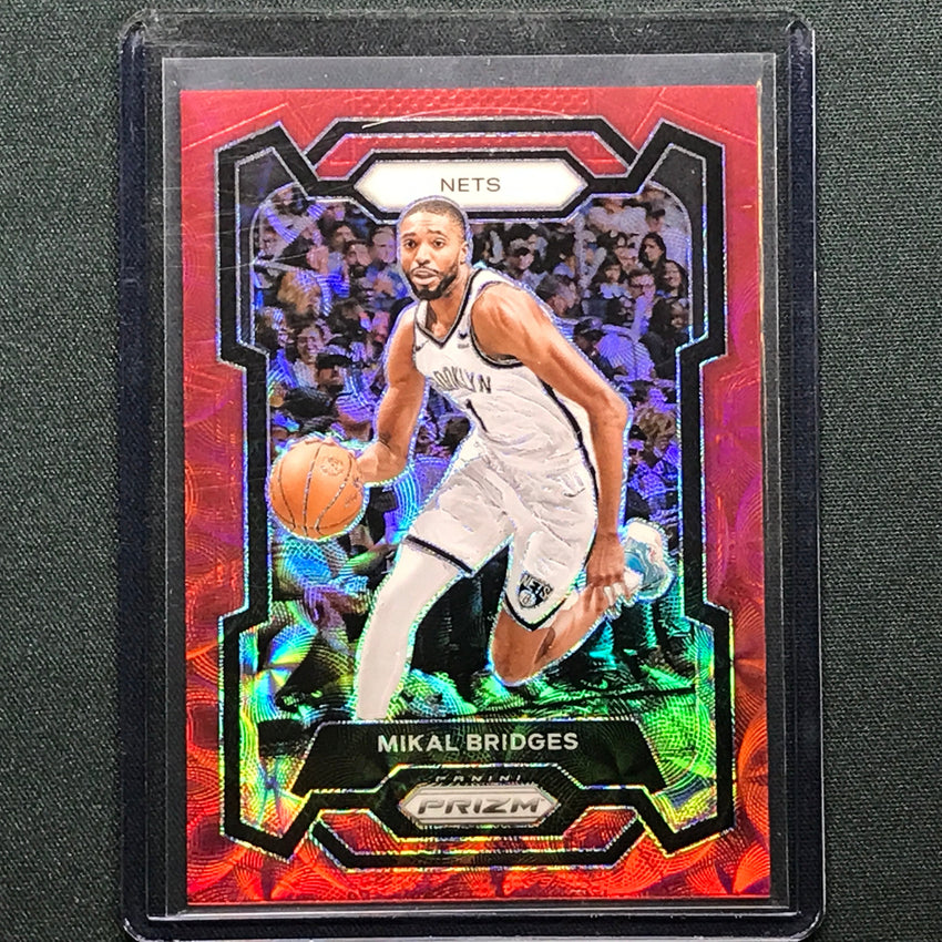2023-24 Prizm Mikal Bridges Choice Red 35/88 #46