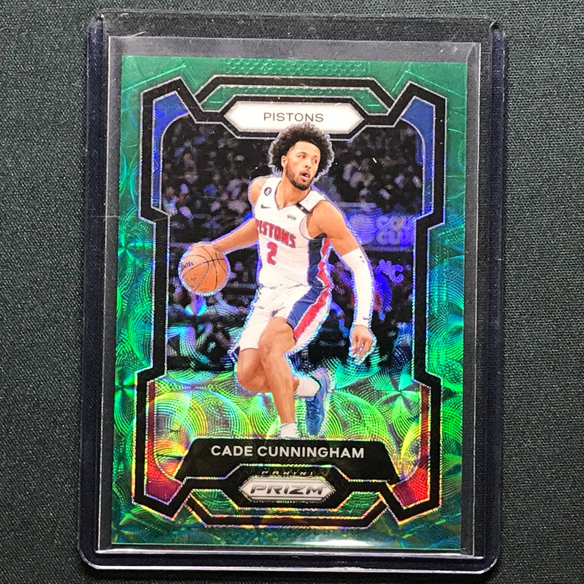 2023-24 Prizm Cade Cunningham Choice Green 3/8 #11
