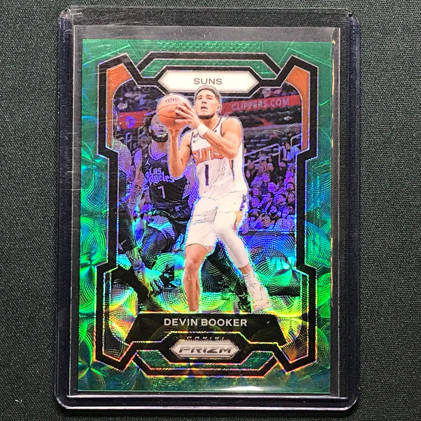 2023-24 Prizm Devin Booker Choice Green 3/8 #58