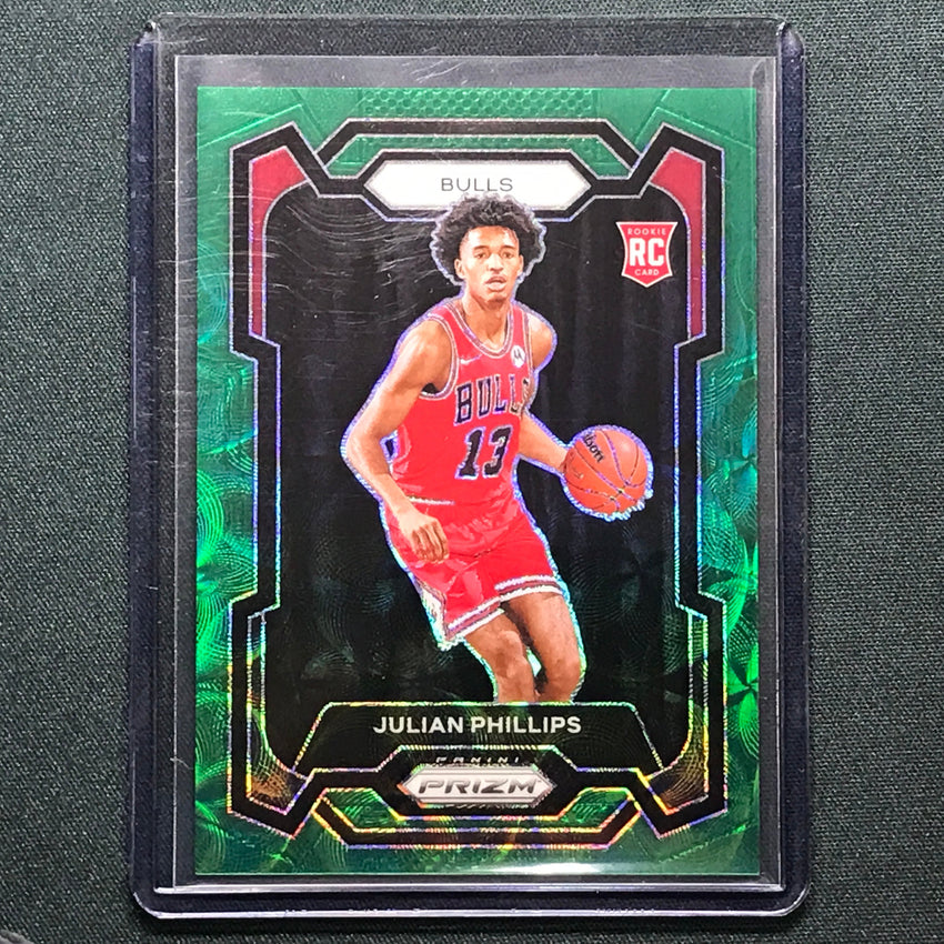 2023-24 Prizm Julian Phillips Rookie Choice Green 6/8 No 125