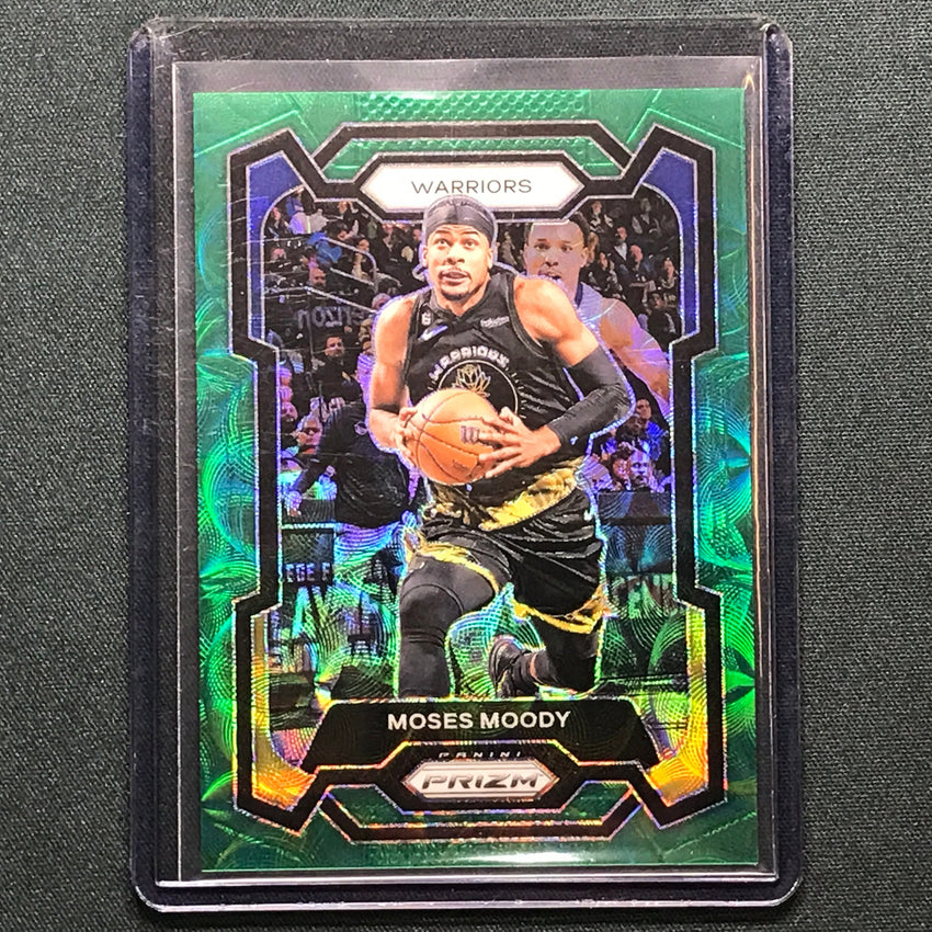 2023-24 Prizm Moses Moody Choice Green 4/8 #228