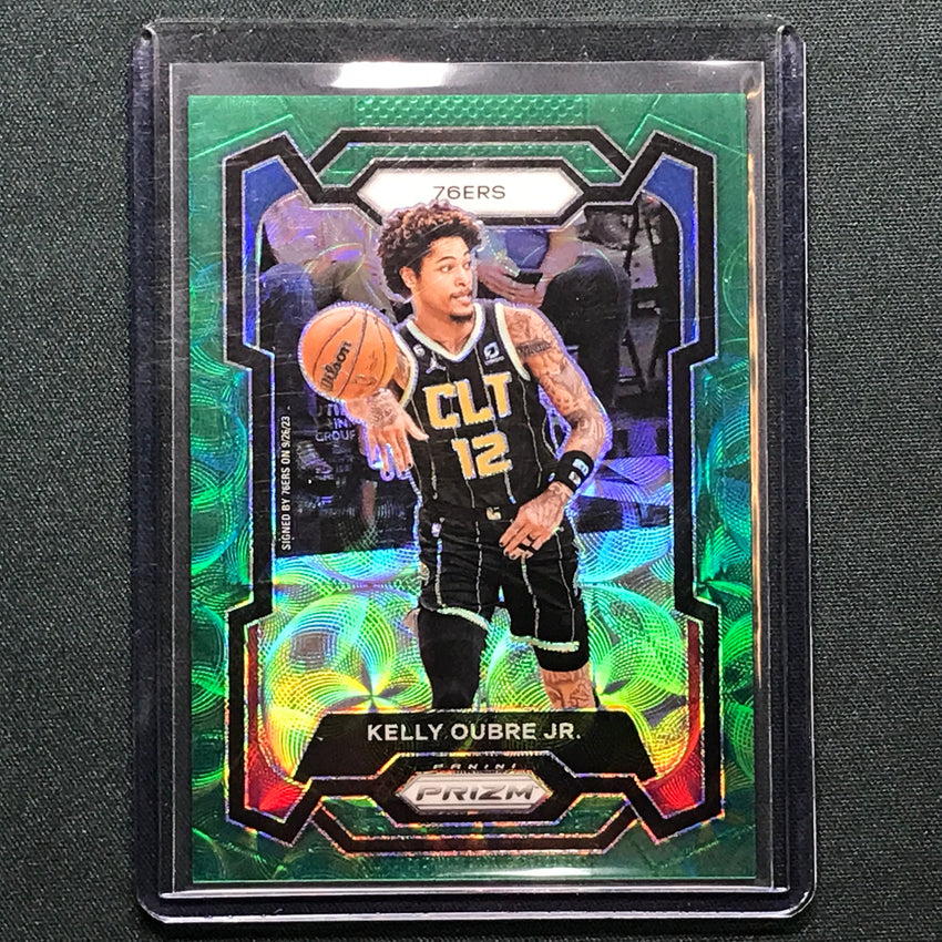 2023-24 Prizm Kelly Oubre Jr. Choice Green 4/8 #257