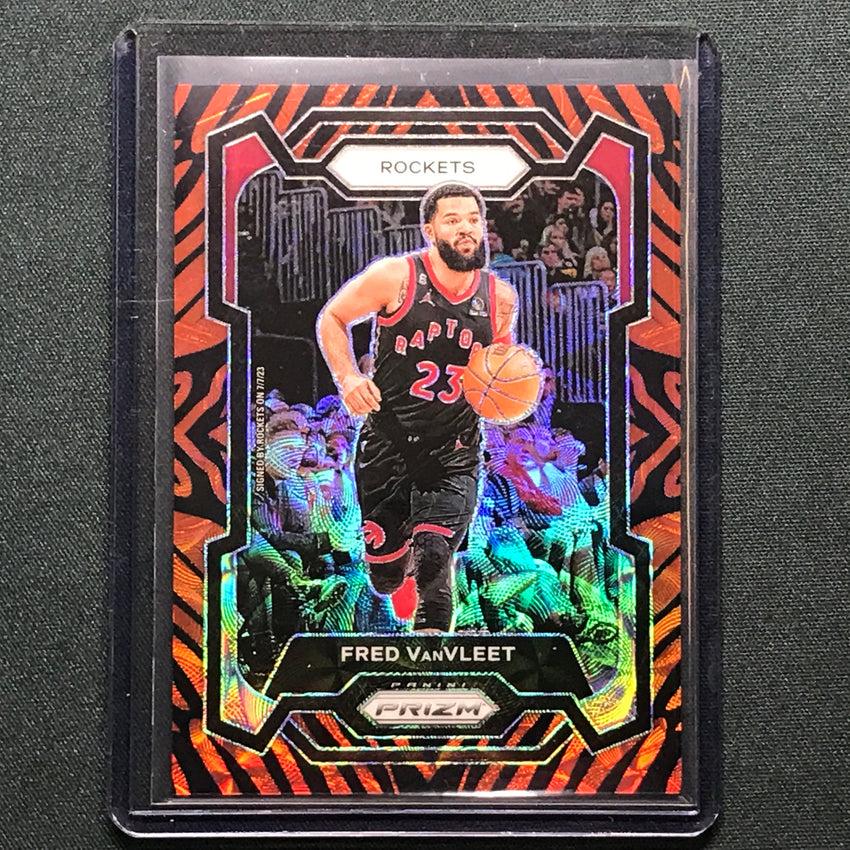 2023-24 Prizm Fred Vanvleet Choice Tiger Stripe #97