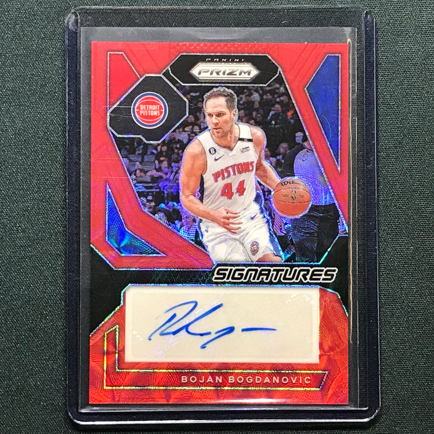 2023-24 Prizm Bojan Bogdanovic Signatures Auto Choice Red 66/88