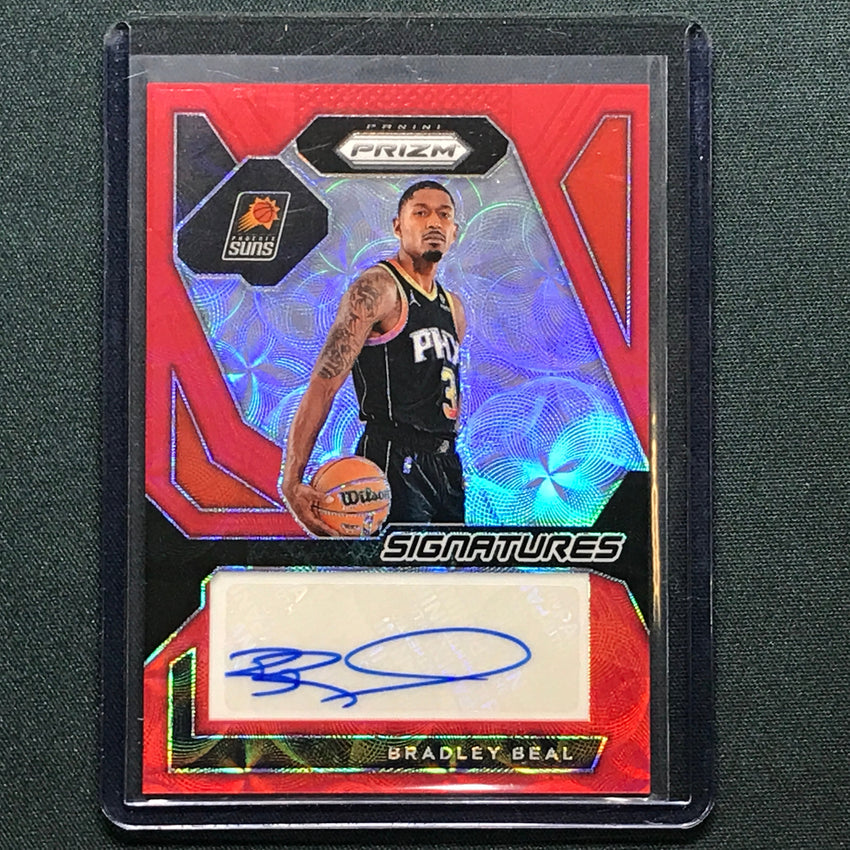 2023-24 Prizm Bradley Beal Signatures Auto Choice Red 45/88