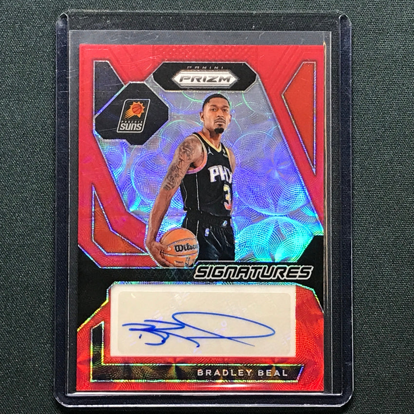 2023-24 Prizm Bradley Beal Signatures Auto Choice Red 64/88-Cherry Collectables