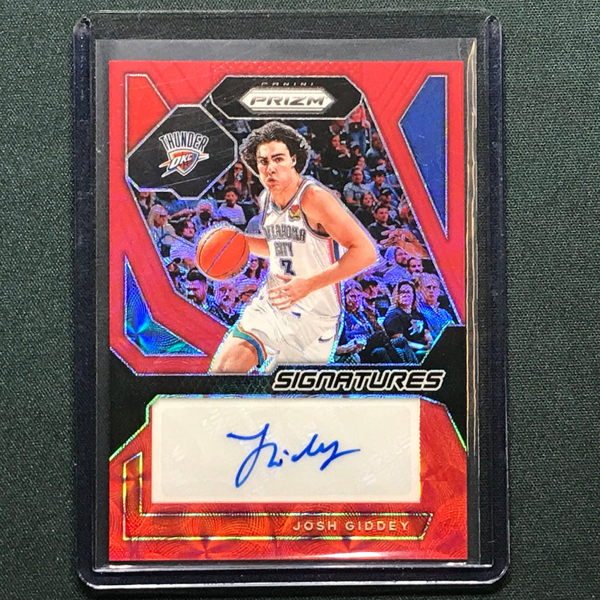 2023-24 Prizm Josh Giddey Signatures Auto Choice Red 55/88