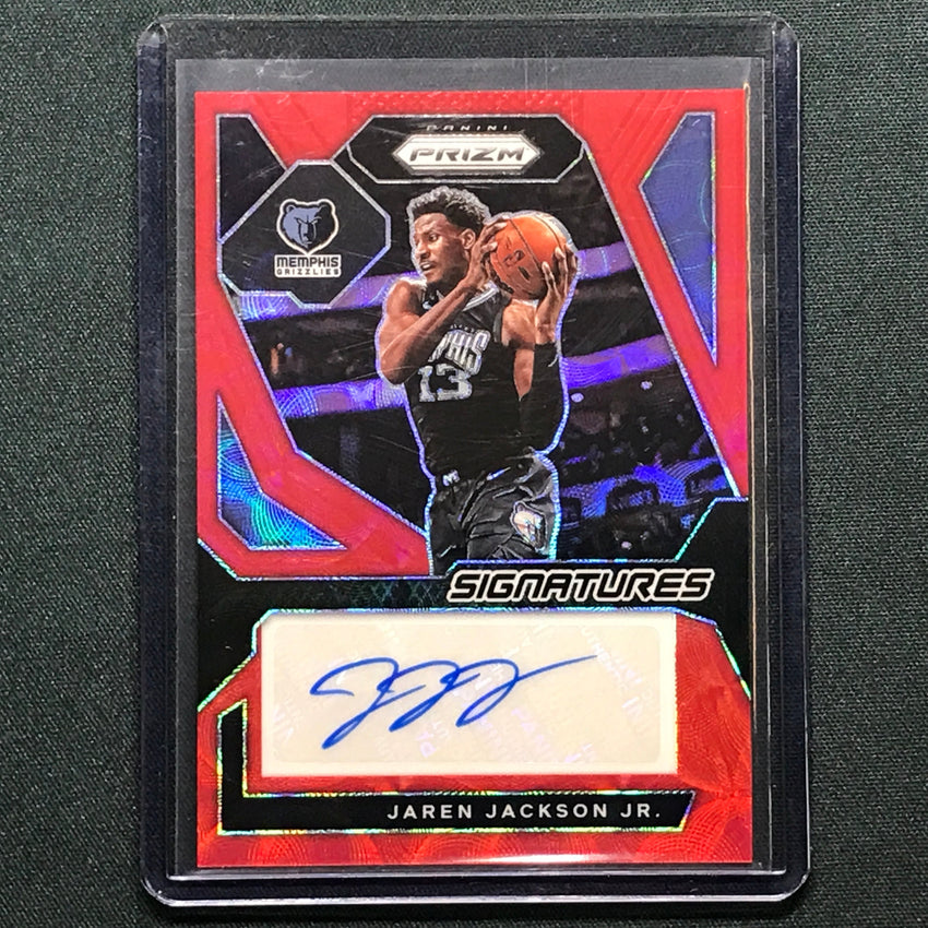 2023-24 Prizm Jaren Jackson Jr. Signatures Auto Choice Red 68/88