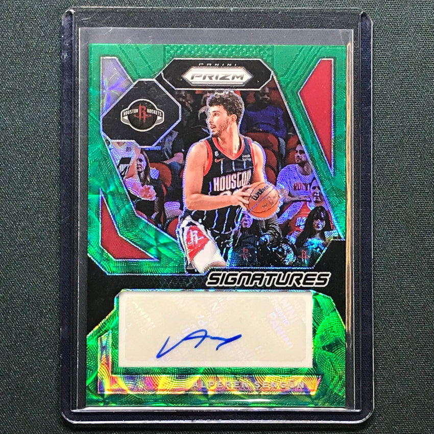 2023-24 Prizm Alperen Sengun Signatures Auto Choice Green 4/8