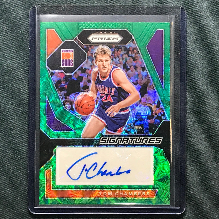 2023-24 Prizm Tom Chambers Signatures Auto Choice Green 4/8