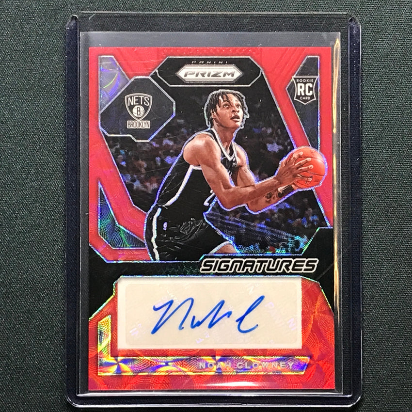 2023-24 Prizm Noah Clowney Rookie Signatures Auto Choice Red 57/88