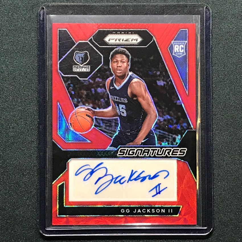2023-24 Prizm Gg Jackson Ii Rookie Signatures Auto Choice Red 33/88