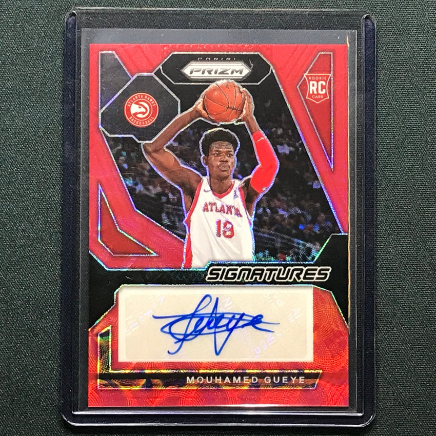 2023-24 Prizm Mouhamed Gueye Rookie Signatures Auto Choice Red 31/88