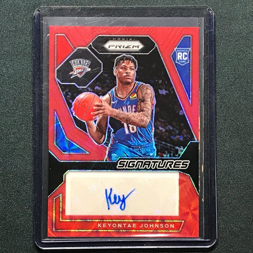 2023-24 Prizm Keyontae Johnson Rookie Signatures Auto Choice Red 56/88