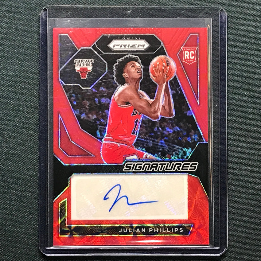 2023-24 Prizm Julian Phillips Rookie Signatures Auto Choice Red 30/88