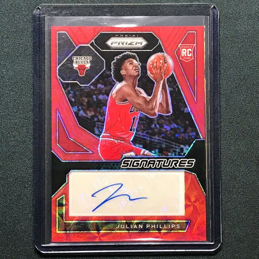 2023-24 Prizm Julian Phillips Rookie Signatures Auto Choice Red 46/88