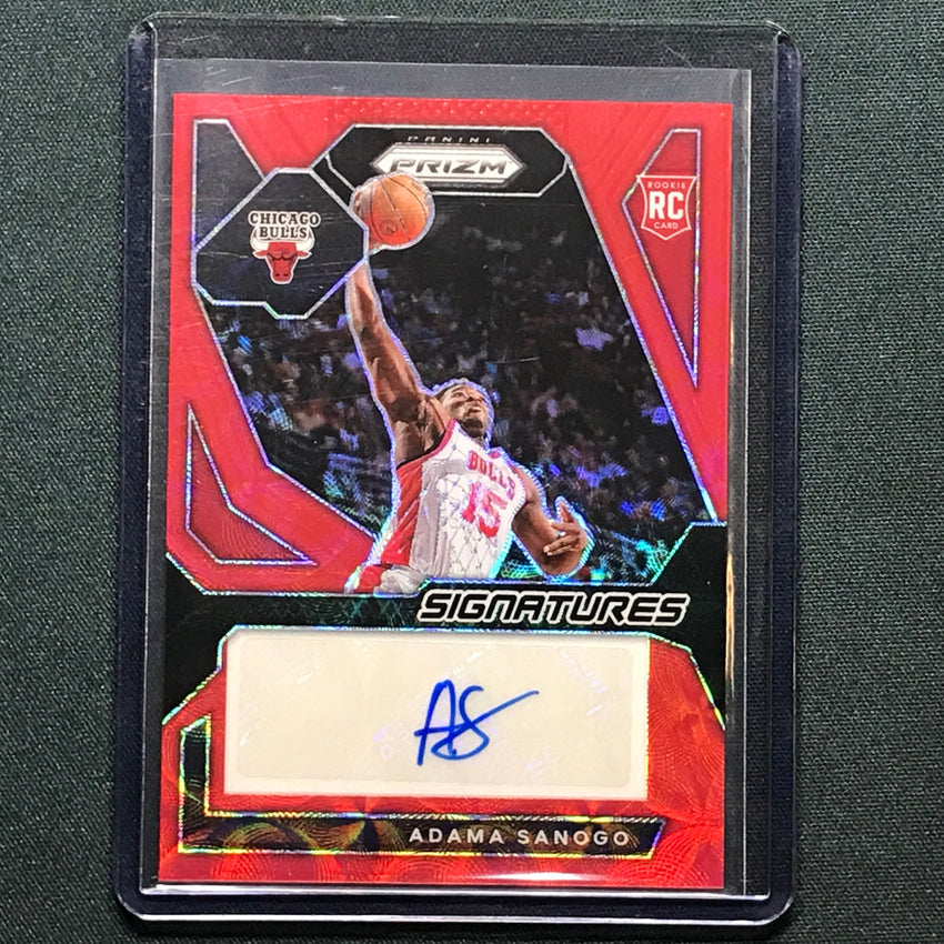 2023-24 Prizm Adama Sanogo Rookie Signatures Auto Choice Red 86/88