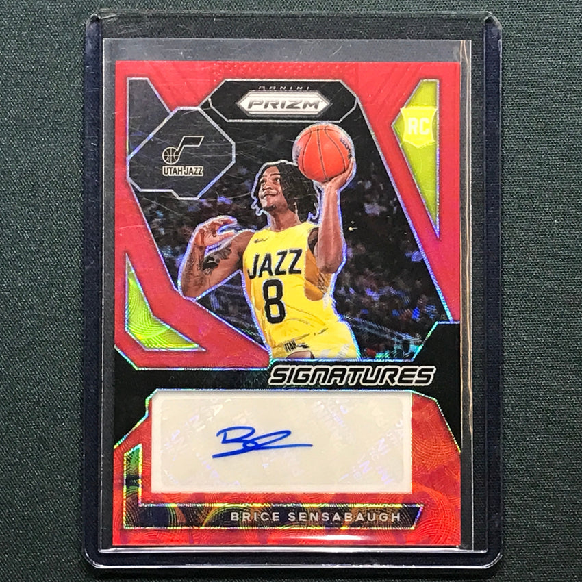 2023-24 Prizm Brice Sensabaugh Rookie Signatures Auto Choice Red 70/88