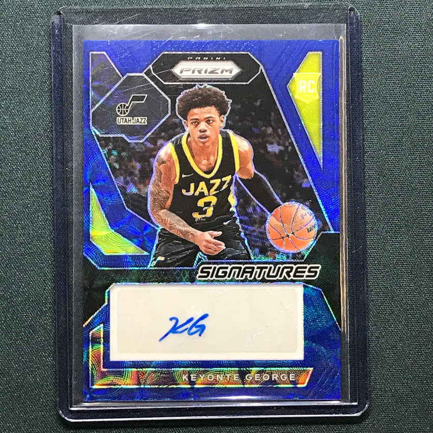 2023-24 Prizm Keyonte George Rookie Signatures Auto Choice Blue 41/49