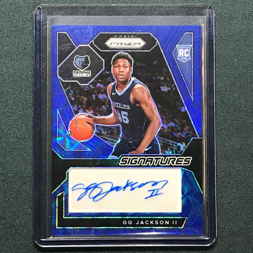 2023-24 Prizm Gg Jackson Ii Rookie Signatures Auto Choice Blue 24/49