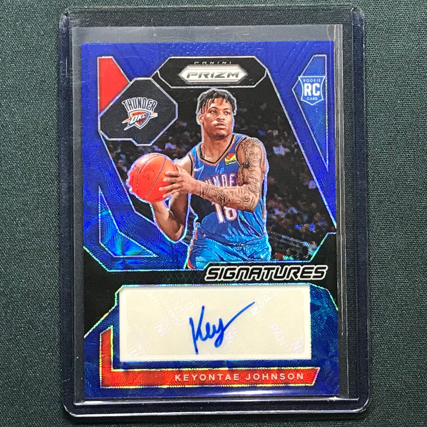 2023-24 Prizm Keyontae Johnson Rookie Signatures Auto Choice Blue 27/49