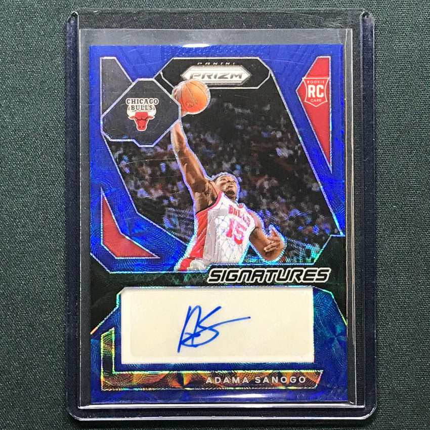 2023-24 Prizm Adama Sanogo Rookie Signatures Auto Choice Blue 49/49