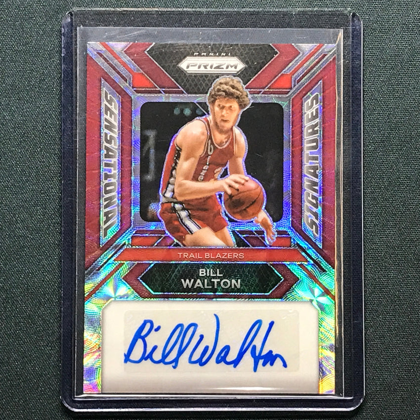 2023-24 Prizm Bill Walton Sensational Signatures Auto Choice Red 26/88