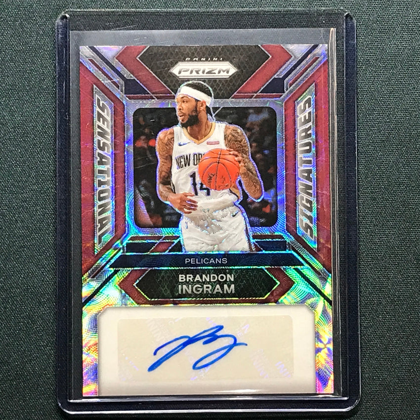 2023-24 Prizm Brandon Ingram Sensational Signatures Auto Choice Red 84/88