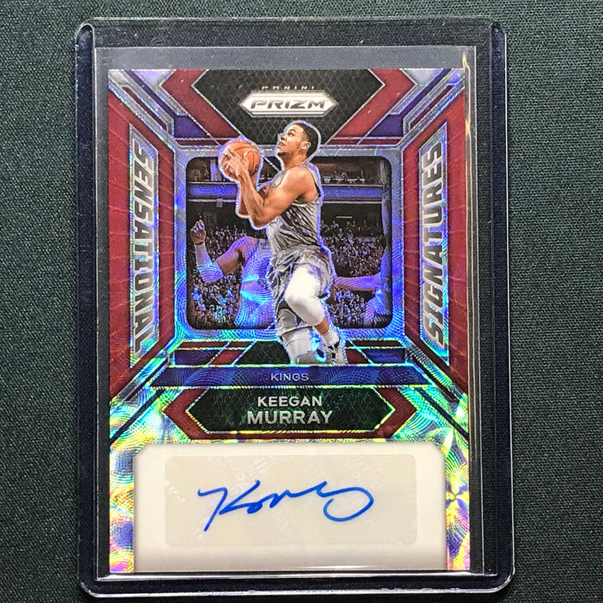 2023-24 Prizm Keegan Murray Sensational Signatures Auto Choice Red 25/88