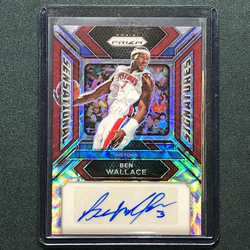 2023-24 Prizm Ben Wallace Sensational Signatures Auto Choice Red 11/88