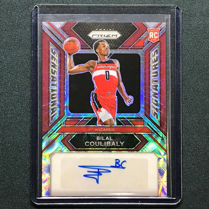 2023-24 Prizm Bilal Coulibaly Sensational Rookie Auto Choice Red 88/88