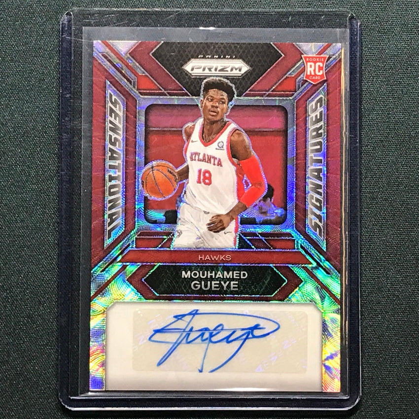 2023-24 Prizm Mouhamed Gueye Sensational Signatures Rookie Auto Choice Red 70/88