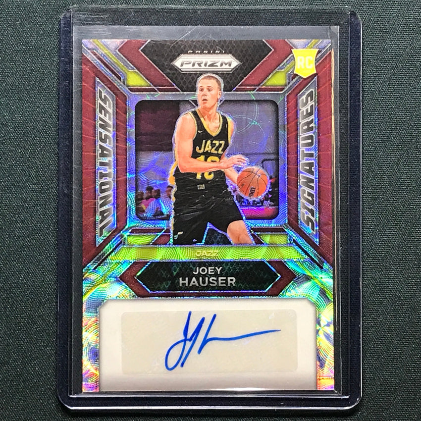 2023-24 Prizm Joey Hauser Sensational Signatures Rookie Auto Choice Red 27/88