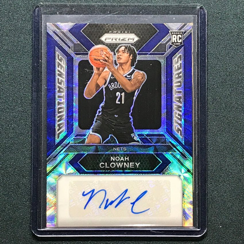 2023-24 Prizm Noah Clowney Sensational Signatures Rookie Auto Choice Blue 42/49