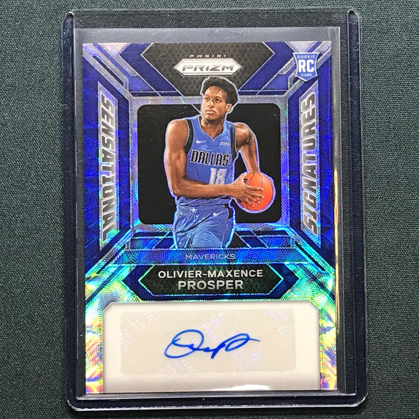2023-24 Prizm Olivier-maxence Prosper Sensational Rookie Auto Choice Blue 34/49