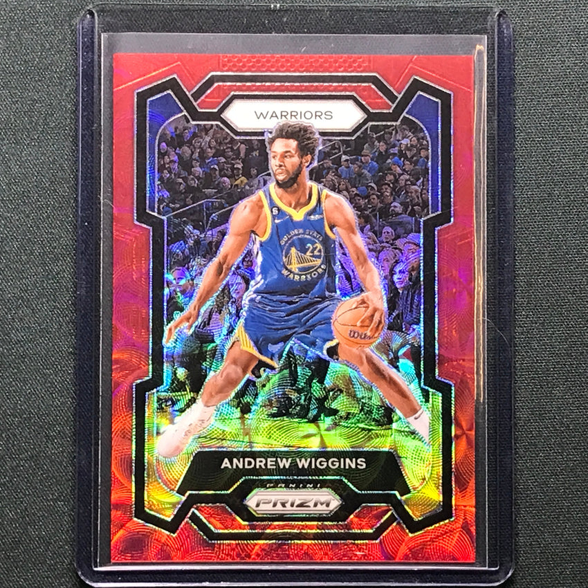 2023-24 Prizm Andrew Wiggins Choice Red 26/88 #83